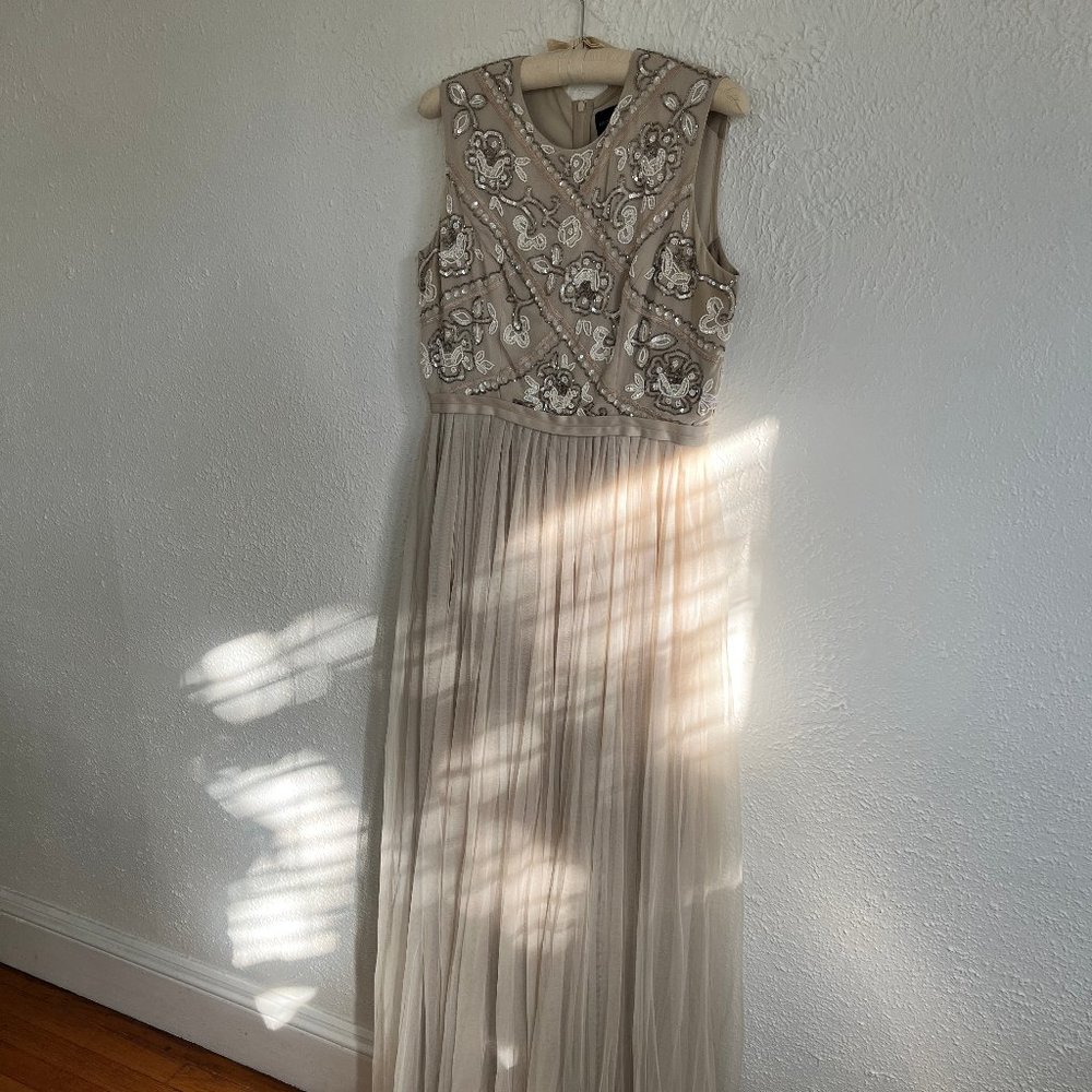 Needle & Thread Formal Beaded Gown